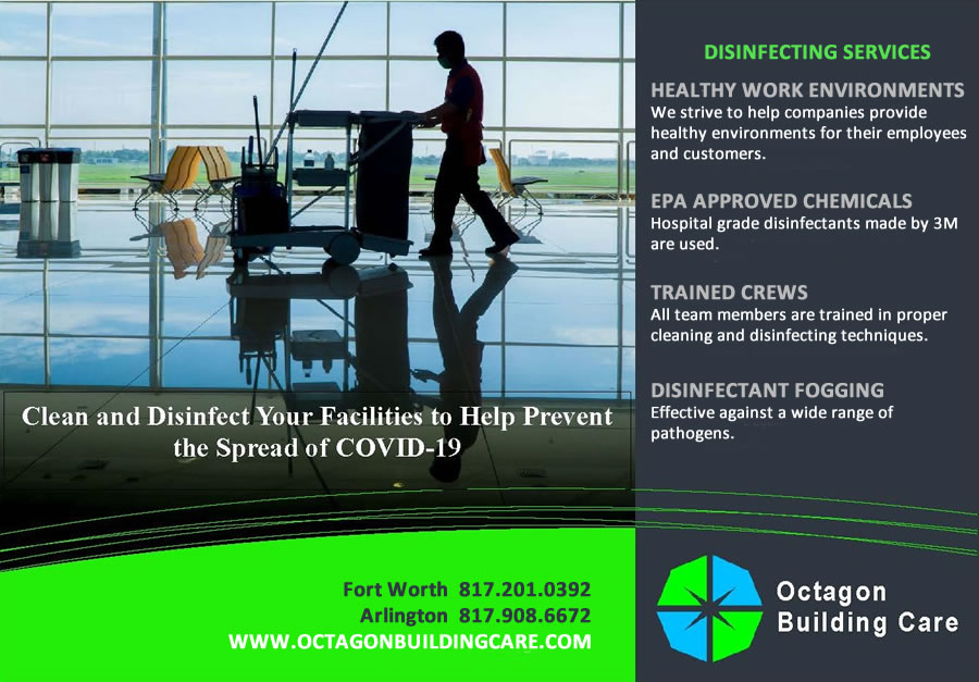 Octagon Building Services Disinfecting Services